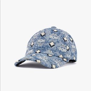 MCM Classic Cap in Vintage Jacquard Monogram Hat